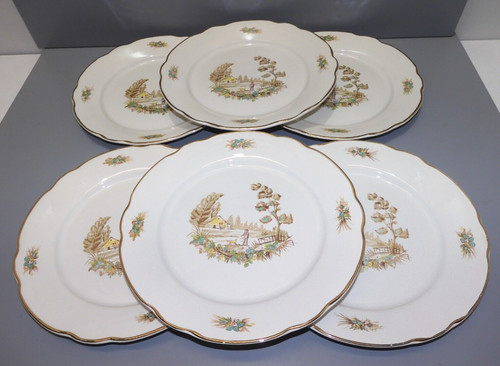 Assiettes plates ceramique - plates,