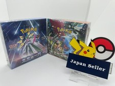 Ancien coffret booster flash rugissement et futur lot de 2 cartes pokemon jap...