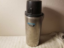 Vintage Thermos Stainless Steel Vacuum Bottle 2 QT #2466