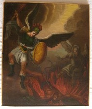 Huile sur toile école