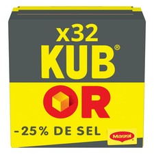 Bouillon en cubes -25% de sel