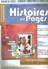 HISTOIRES DE PAGES N°32 LES ADOS ET LE SCRAP / PATE A MODELER / BOITES A COUTURE