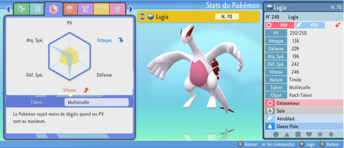 Lugia shiny 6iv pokémon - lugia, fr