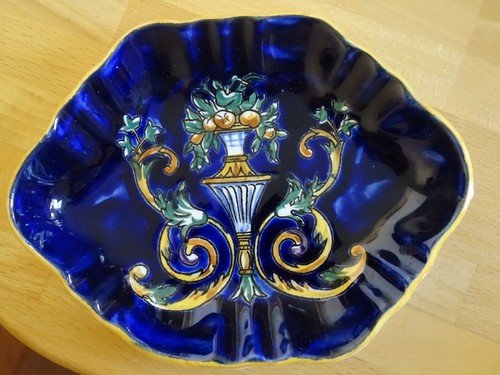 Gien baguier faience decor - , en
