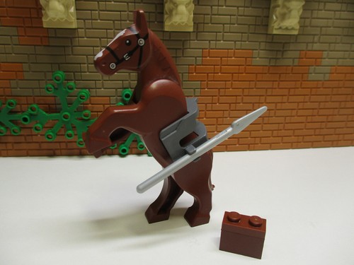 Lego cheval marron - (g11),