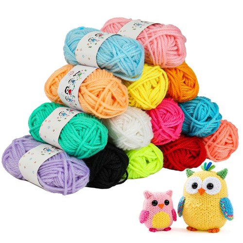 Pelotes laine fils 14pcs - de,