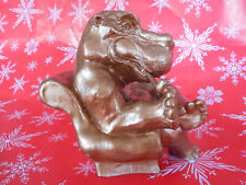 Hippopotamus. Hippopotame. Statuette hippopotame. Nilpferd. Ippopotamo