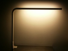 Lampe architecte Tube neon Design 1970-80 Kema Keur Luminaire Métal Ancien