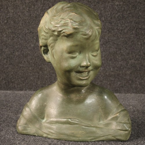 Sculpture terre cuite buste