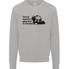 Sweat À Capuche Pour Homme Biker S'Accroupissant Sur Un Genou