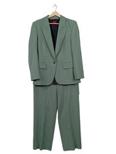 HUGO BOSS Tailleur-pantalon Dames Costume T EU 44 kaki style d’affaires