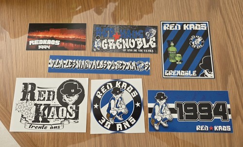 Autocollants red kaos stickers - autocollants,