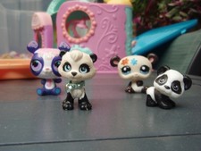4 Figurines Pandas PETSHOP.  1 de  2007