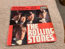 The Rolling Stones lot de 2 EPS + 1 SP jukebox France état mediocre (fair cond.)