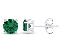 925 Sterling Silver Round Cut