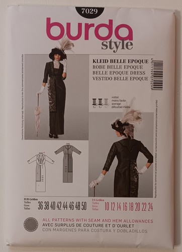 Burda 7029 bell - burda, dress