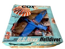 Avion COX  SB2C U.S.Navy Helldriver- Real Gaz Engine Powered Airplane 1963