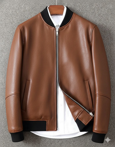 Veste cuir agneau - en,