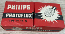 Neuf VINTAGE PHILIPS PHOTOFLUX lampe flash Pf 14N (4 ampoules)