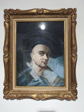 Ancien portrait pastel