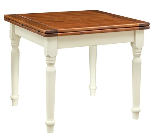 Table bois massif - bois, 90x90x80