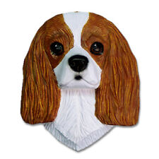 Plaque En Tête Figurine Cavalier King Charles Blenheim