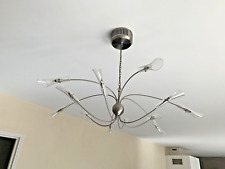 SUPERBE LUSTRE A LED RECENT AVEC 6 LAMPES ETAT PROCHE DU NEUF