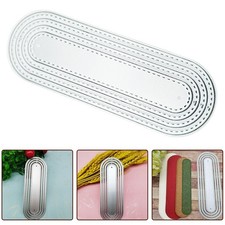 Matrices de coupe ovales pour scrapbooking et cartes donnant des résultats exce