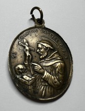 Magnifique Médaille Religieuse Du XIX e Siècle St Francois Dassise St Antoine