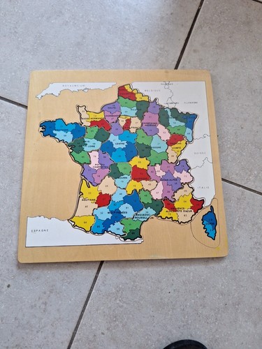 Puzzle france bois - france, en