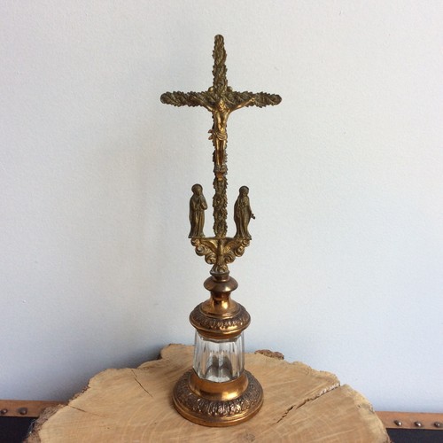 Ancien christ crucifix autel - ancien,