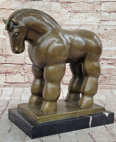 Statue figurine cheval bronze - statue,