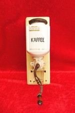 Vieux Moulin À Café, Moulin Mural, Bois-Métal-Céramique-Vitre