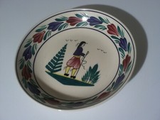 Assiette HB Henriot Quimper France F1. D201 AG -creuse 21cm -collection