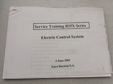Manuel Utilisation Maintenance Daewoo Chariot Élévateur B25x Service Training 