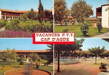CPSM 34 CAP D'AGDE LE VILLAGE VACANCES P.T.T. LOISIRS DIVERS