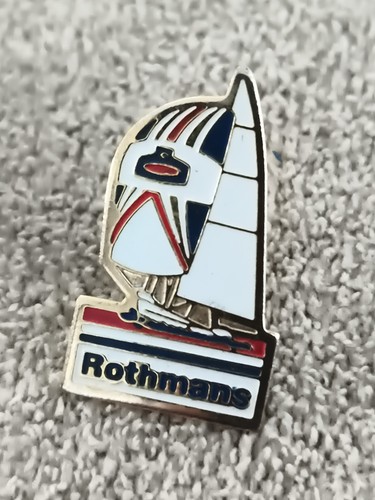 Pin vintage rothmans voilier - rothmans,