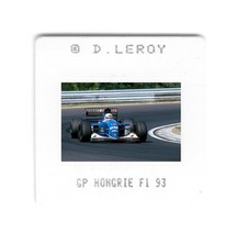 S390 Martin BRUNDLE, Ligier. F1 GP Hongrie 1993. Vintage 35mm diapo