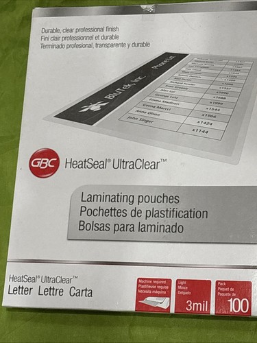 Gbc heatseal ultraclear - gbc,