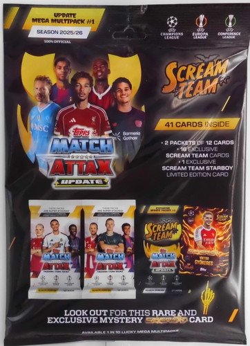 Topps match attax - match, 2025/26