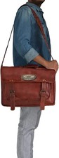 Sac Besace Vintage En Cuir