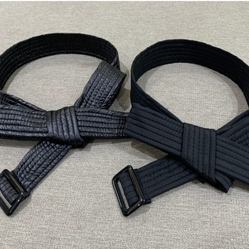 Ceinture fendue matelassée - fendue,