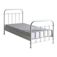 Lit Enfant Métal "New York" 120x200cm Blanc