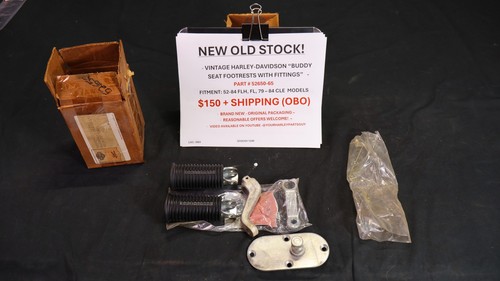 Vintage harley buddy - vintage, seat
