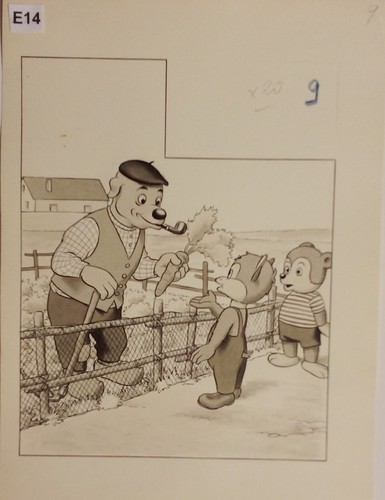 Dessin original arnal - e,