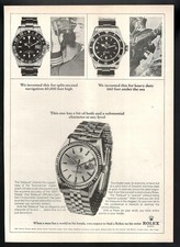 ROLEX Publicité 1966 Montre