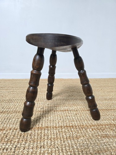 Tabouret ancien bois - bois, tournÉ