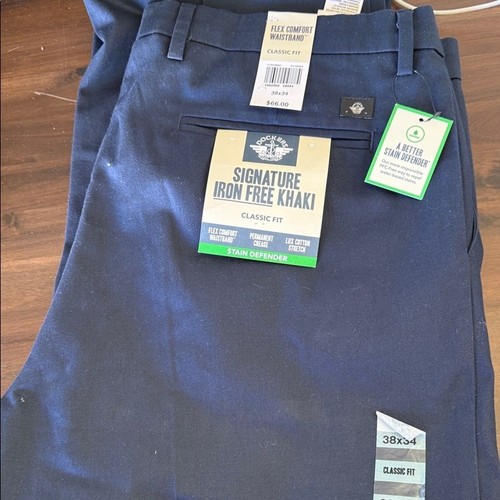 Dockers navy blue chinos - navy,