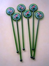 LOT DE 6 TOUILLEURS     **   PERRIER   **