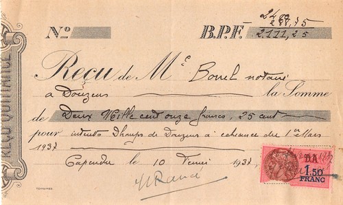 1937 capendu borrel - 1937,
